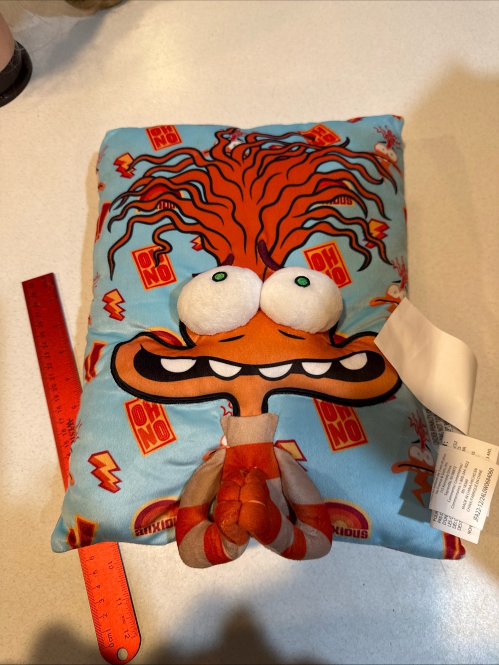 Anxiety inside out 2 Kids Plush Character Pillow - Novelty Stuffed Toy